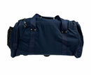 44L Foldable Duffel Bag Travel Gym Sports D-Zip Top Shoulder Strap - Dark Navy-3