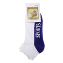 24x COTTON ANKLE SOCKS Sport Cushion Foot Low Cut Running - Assorted Colours Bulk-9