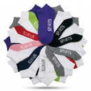 24x COTTON ANKLE SOCKS Sport Cushion Foot Low Cut Running - Assorted Colours Bulk-11