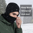 Thermal Fleece Balaclava Face Mask Beanie Hat Ski Snowboard Motorbike - Black-8
