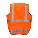 HUSKI Hi Vis Patrol Vest 3M Reflective Tape Safety Workwear High Visibility - Orange-9