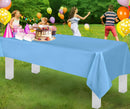 Table Cloth Cover Reusable & Washable Xmas Party 137cm x 274cm (54"x108") in Sky Blue-3