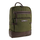 POLICE Wings Mens Canvas Backpack Bag with Laptop Computer Sleeve in Dark Olive-2