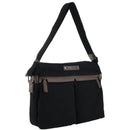 POLICE Wings Canvas Mens Messenger Business Bag w/ Laptop Computer Section in Black-2