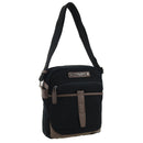 POLICE Wings Mens Canvas Crossbody Bag in Black-1