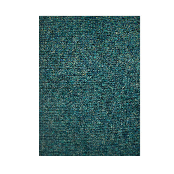 100% SHETLAND RAGG WOOL Half Zip Up Knit JUMPER Pullover Mens Sweater Knitted - Sherwood - XL