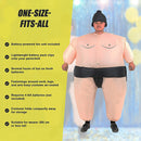 SUMO Fancy Dress Inflatable Suit -Fan Operated Costume-9