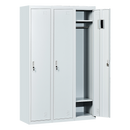 Three-Door Side by Side Office Gym Shed Storage Locker-1