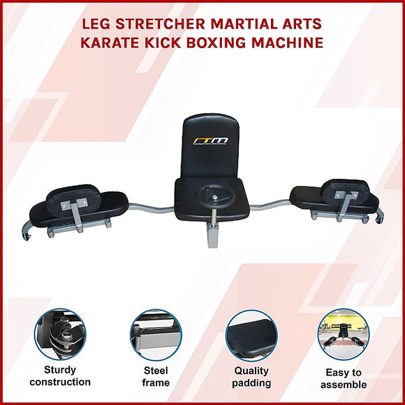 Leg Stretcher Machine – Martial Arts Karate Kick Boxing Flexibility Trainer