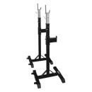 Squat Rack Stand Pair Bench Press Weight Lifting Barbell-4