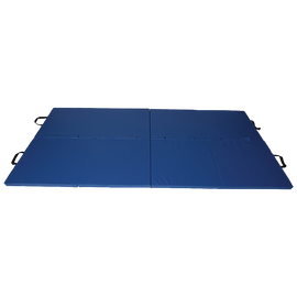 Folding Blue Exercise Mat – Gymnastics, Martial Arts, Yoga, Karate & Judo Training