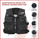20LBS Weighted Weight Gym Exercise Training Sport Vest-5