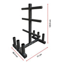 Olympic Weight Tree Bar Rack Holder Storage-11