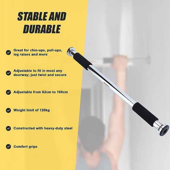 Portable Doorway Chin Up Bar – Pull Up & Upper Body Training Home Gym