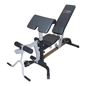 FID Flat Incline Decline Bench Press w/ Leg Extension