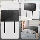 PU Leather Single Bed Headboard Bedhead - Black-7