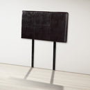 PU Leather Single Bed Headboard Bedhead - Brown-4