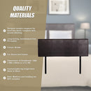 PU Leather Queen Bed Headboard Bedhead - Brown-10