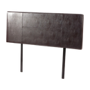PU Leather Queen Bed Headboard Bedhead - Brown-1