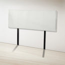 PU Leather Queen Bed Headboard Bedhead - White-5