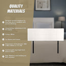 PU Leather Queen Bed Headboard Bedhead - White-10