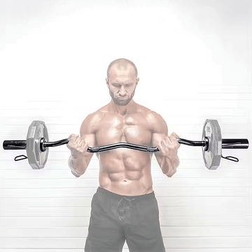 120cm Chrome Olympic EZ Curl Bar – Weightlifting Barbell for Home Gym Training - 0