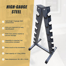 Steel Vertical Dumbbell Rack Weight Stand-9