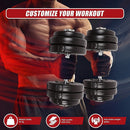 30KG Adjustable Dumbbell Set – Home Gym Weights for Strength & Fitness Training-9