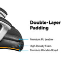 PU Leather Executive Office Chair – Ergonomic Swivel Computer Desk Chair in Black-5