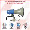 25W Megaphone PA System Loud Speaker Voice Recorder-3