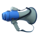 25W Megaphone PA System Loud Speaker Voice Recorder-6