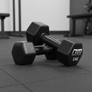 5kg Dumbbells Pair PVC Hand Weights Rubber Coated-2