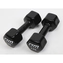 5kg Dumbbells Pair PVC Hand Weights Rubber Coated-1