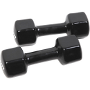 5kg Dumbbells Pair PVC Hand Weights Rubber Coated-4