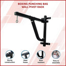 Boxing Punching Bag Wall Pivot Rack – Swivel Mount for Home Gym-3