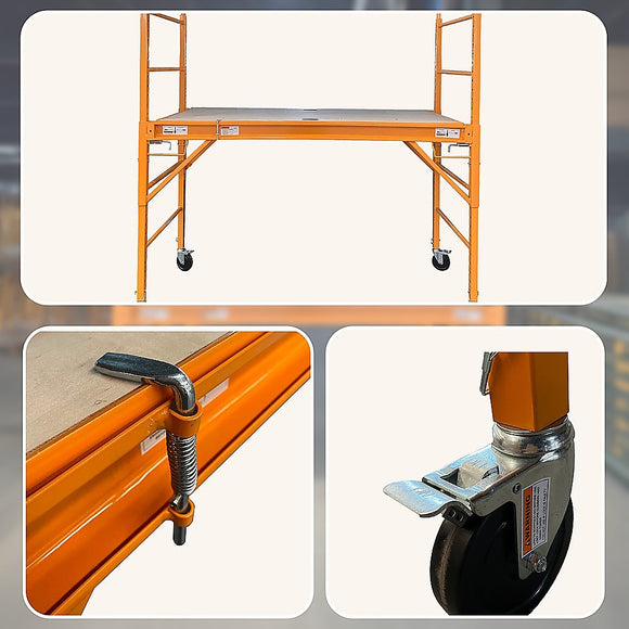 Mobile Safety High Scaffold / Ladder Tool -450KG