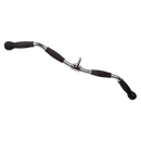 Randy & Travis Rubber-Coated Revolving Curl Row Bar Attachment for Gyms-1