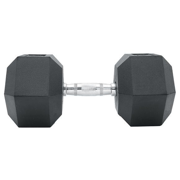 20KG Commercial Rubber Hex Dumbbell Gym Weight