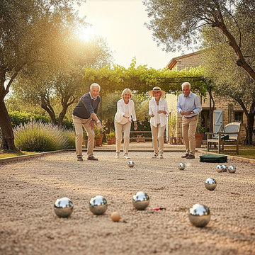 Deluxe Boules Bocce 8 Alloy Ball Set - 0