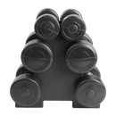 12kg Dumbbell Weights Set with Rack for Home Gym Training-8