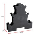 12kg Dumbbell Weights Set with Rack for Home Gym Training-11