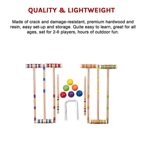 Croquet Set - Up to 6 Players