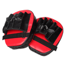2 x Thai Boxing Punch Focus Gloves Kit Training Red & Black-1