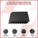 4 Tiles EVA Interlocking Gym Floor Mats – Home Fitness Puzzle Exercise Mat Set-3