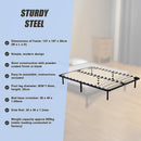 Double Metal Bed Frame - Bedroom Furniture-10