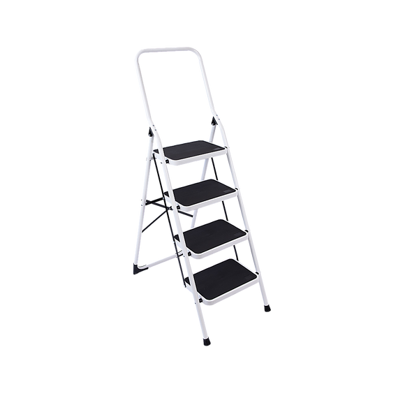 Foldable Non Slip 4 Step Steel Ladder