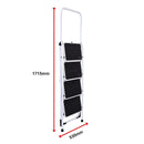 Foldable Non Slip 4 Step Steel Ladder-14