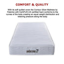 Contour Encased Coil King Single Mattress – Hybrid Support with CertiPUR-US® Certified Foam Comfort Layers-12