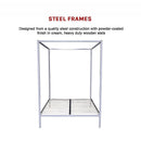 4 Four Poster Queen Bed Frame-6
