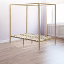 4 Four Poster Queen Bed Frame-6